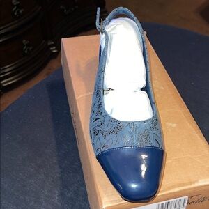 Elegant Blue Women's Heels